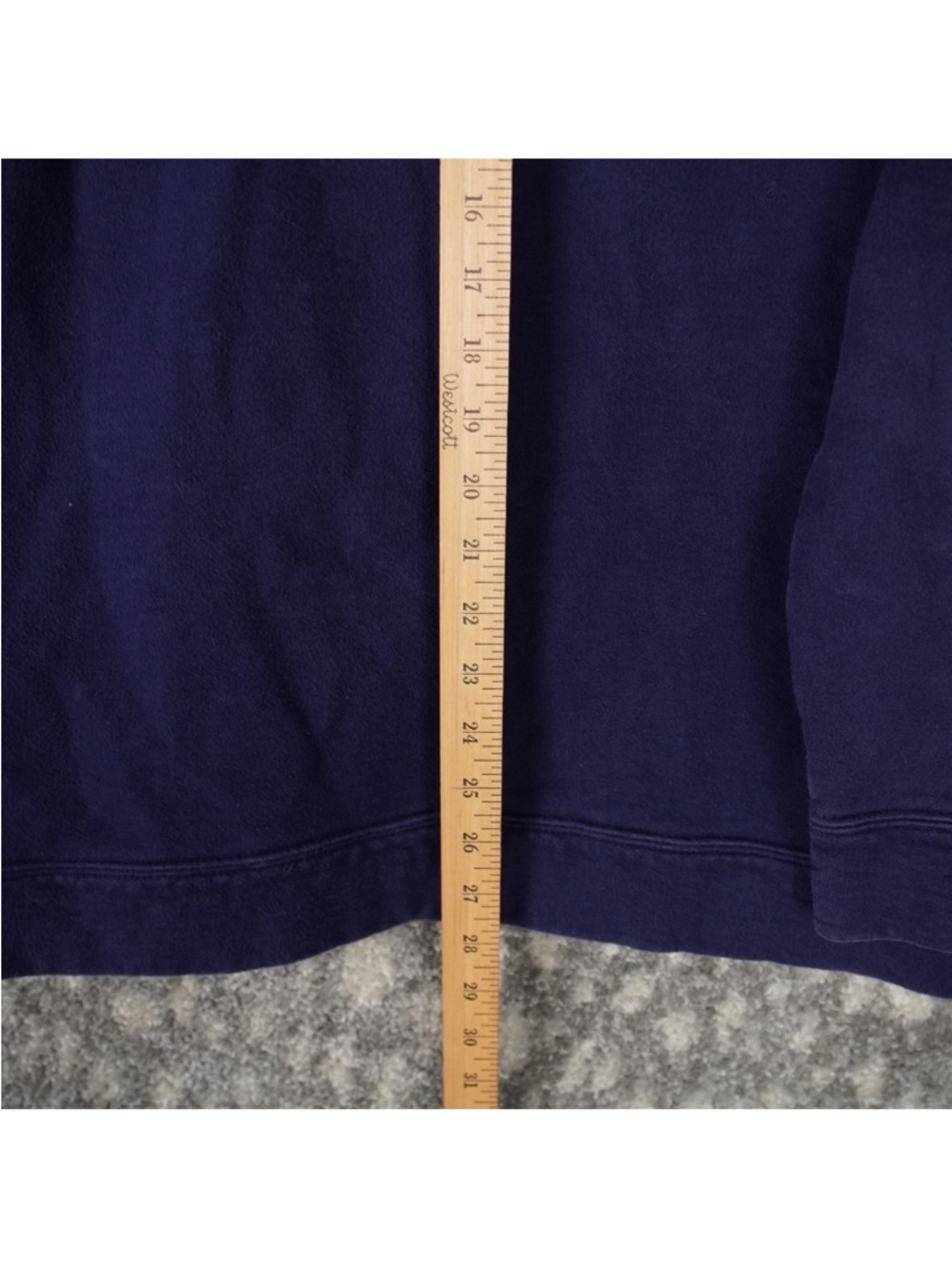 Lacoste Sport Mens Sweater Size 8 Blue 1/4 Zip Knit Preppy Pullover - Picture 11 of 13